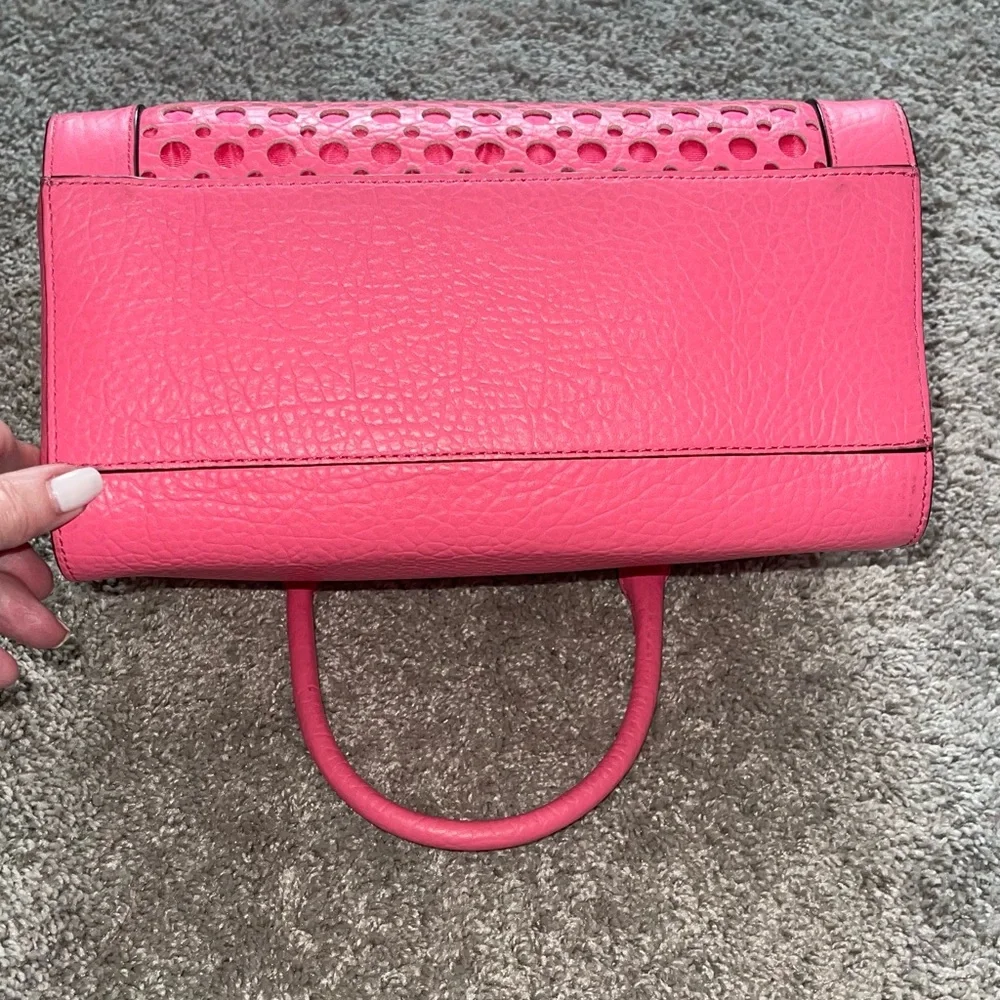 Kate Spade- Perri Lane Bubbles Delaney Leather Purse with crossbody strap. - Picture 6 of 16